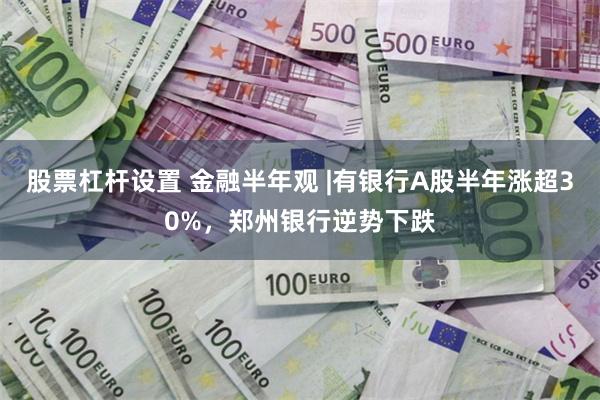 股票杠杆设置 金融半年观 |有银行A股半年涨超30%，郑州银行逆势下跌