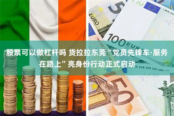 股票可以做杠杆吗 货拉拉东莞“党员先锋车·服务在路上”亮身份行动正式启动