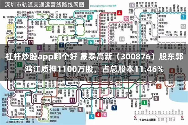 杠杆炒股app哪个好 蒙泰高新（300876）股东郭鸿江质押1100万股，占总股本11.46%
