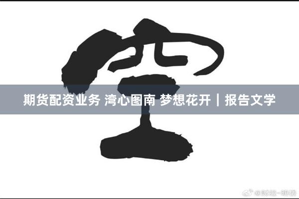 期货配资业务 湾心图南 梦想花开｜报告文学