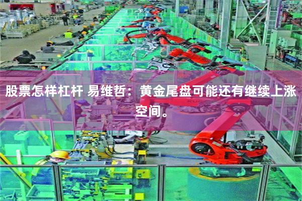股票怎样杠杆 易维哲:黄金尾盘可能还有继续上涨空间。