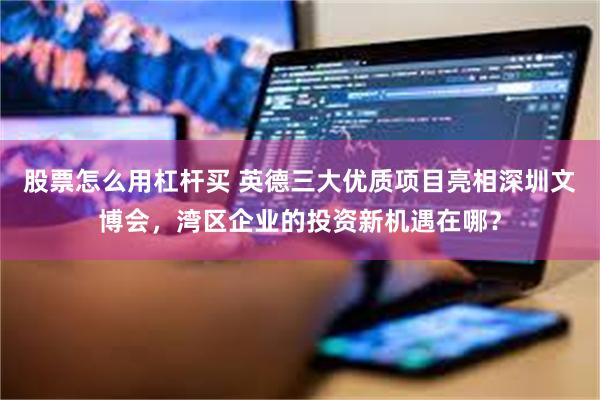 股票怎么用杠杆买 英德三大优质项目亮相深圳文博会，湾区企业的投资新机遇在哪？