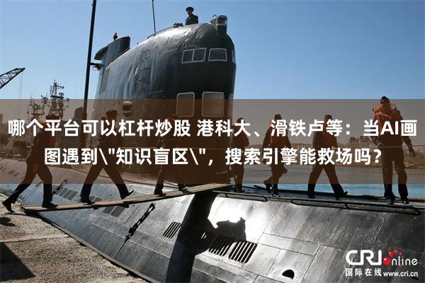 哪个平台可以杠杆炒股 港科大、滑铁卢等：当AI画图遇到