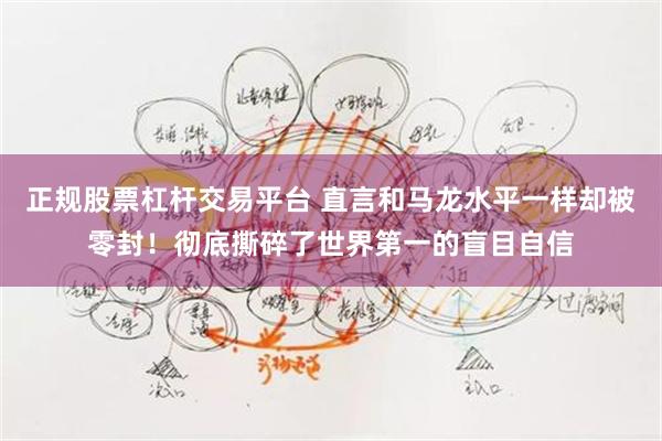 正规股票杠杆交易平台 直言和马龙水平一样却被零封！彻底撕碎了世界第一的盲目自信