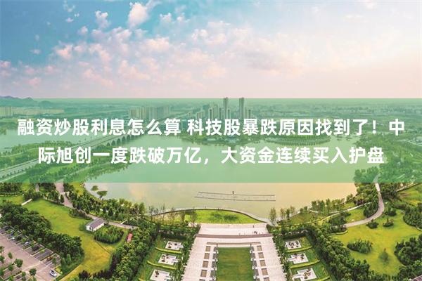 融资炒股利息怎么算 科技股暴跌原因找到了！中际旭创一度跌破万亿，大资金连续买入护盘