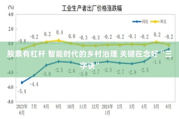 股票有杠杆 智能时代的乡村治理 关键在念好“三字诀”