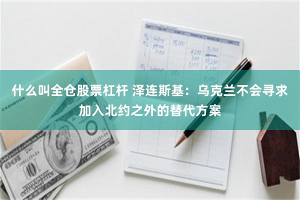 什么叫全仓股票杠杆 泽连斯基：乌克兰不会寻求加入北约之外的替代方案