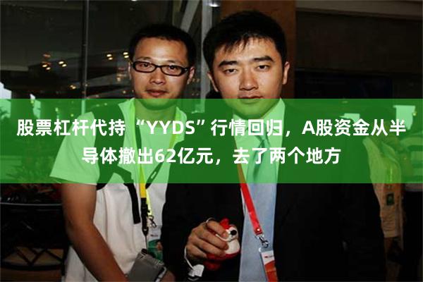 股票杠杆代持 “YYDS”行情回归，A股资金从半导体撤出62亿元，去了两个地方